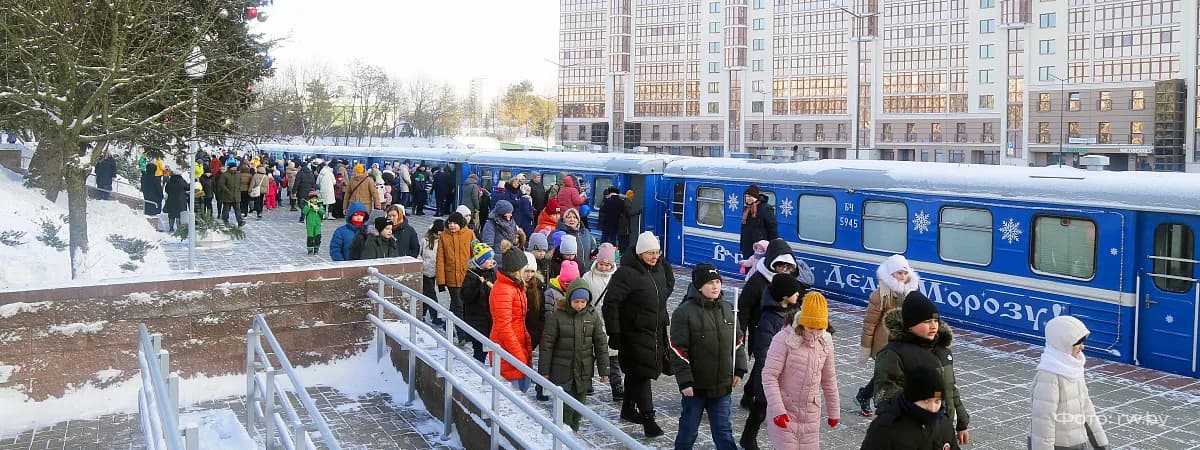 Когда отправится «Новогодний экспресс» Детской железной дороги?