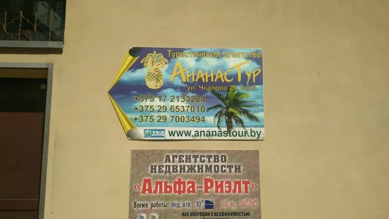 Туристическая компания «АнанасТур»