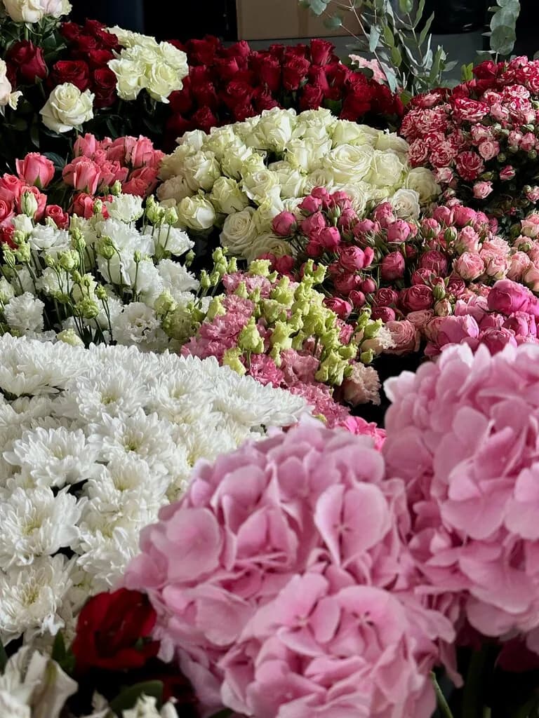 Pastel flowers