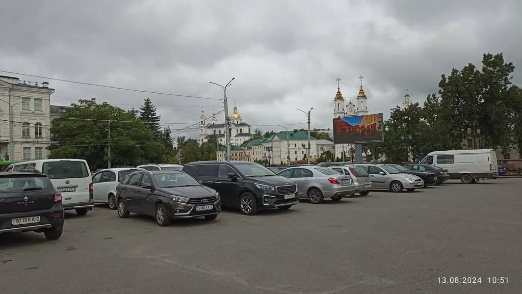 Фундаменты бывшего иезуитского костела