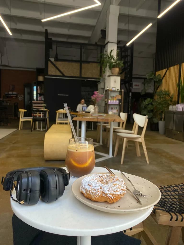 Red coffee store
