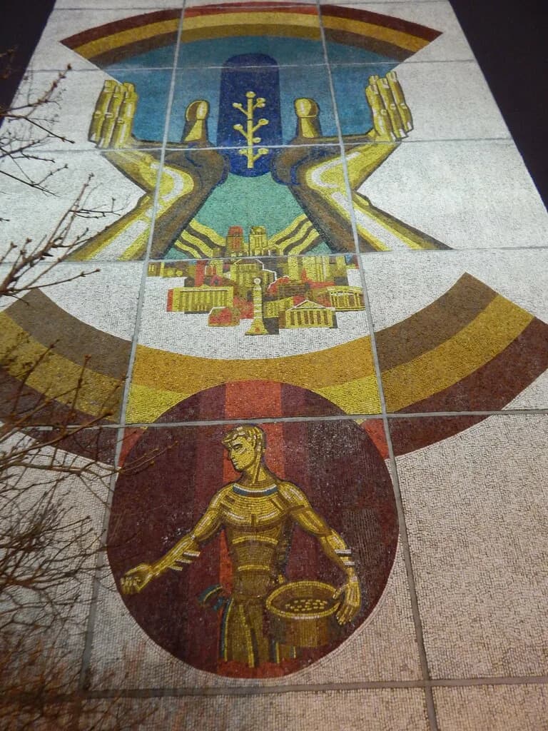Мозаичные панно Кищенко на проспекте Независимости — фото 4