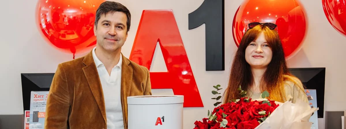 Спасибо за доверие: А1 креативно поздравил своего пятимиллионного абонента