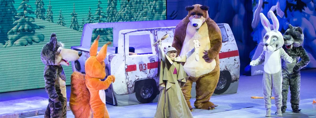 Во Дворце Спорта покажут новогоднее шоу «Маша и Медведь. Очень детективная история». Где купить билеты?