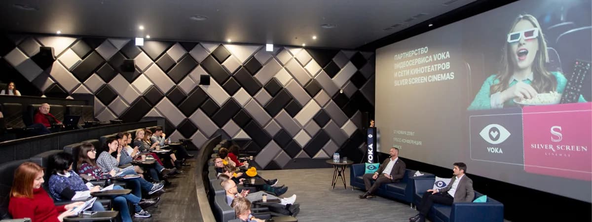 Весь декабрь за билет в Silver Screen будут дарить подписку на VOKA