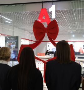 Большой и современный: новый магазин А1 открылся в ТРЦ «Червенский»