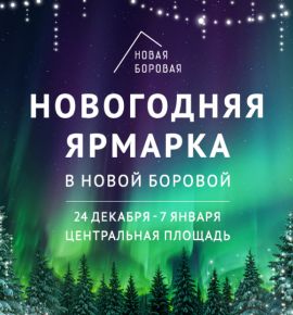В Новой Боровой пройдет новогодняя ярмарка с фудкортом и волшебной почтой