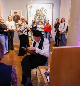 VR-рисование, шаржи и объемные картины. Нацхудмузей и Белкарт провели необычную «Ночь музеев»